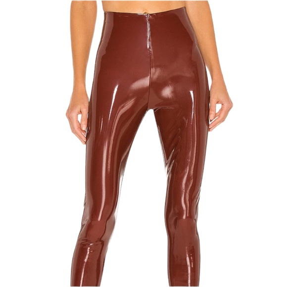 NWT commando Faux Patent Legging in Sienna-size large - Picture 2 of 6